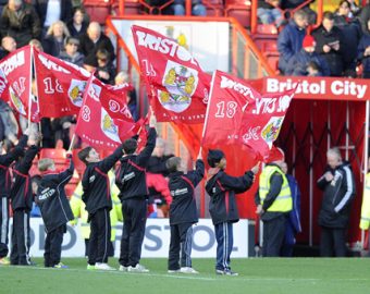 Allseas sponsored Banwell FC U12s become flag bearers for Bristol City